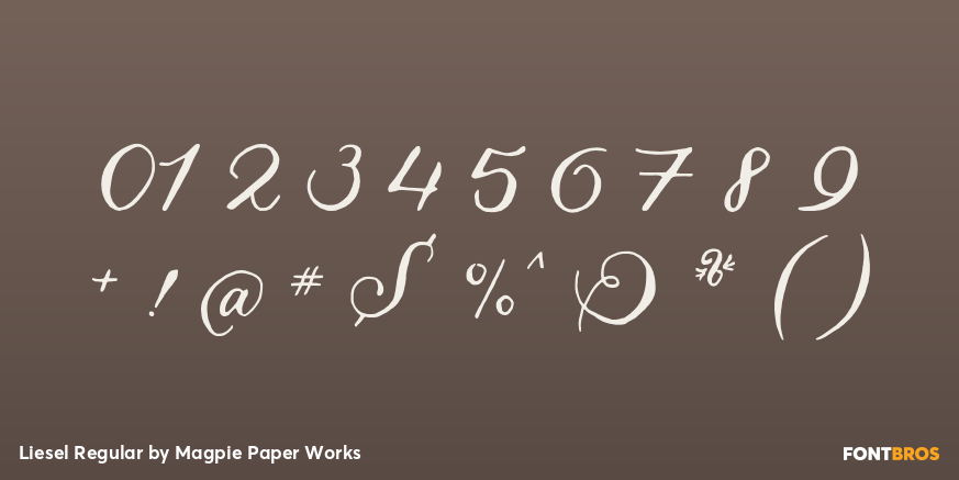 Liesel Regular Font Poster #4