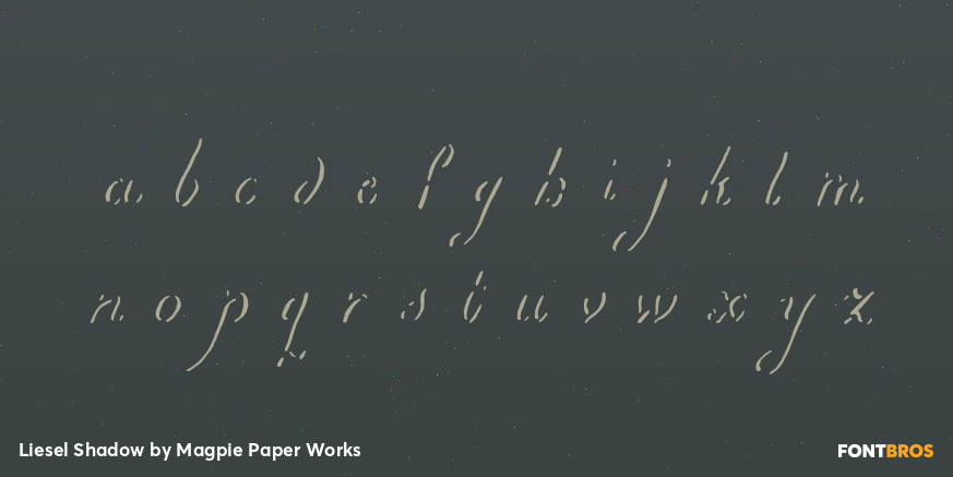 Liesel Shadow Font Poster #1
