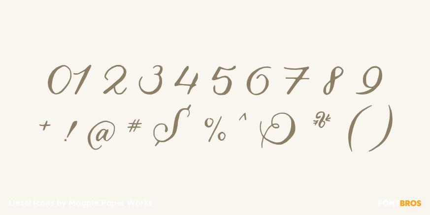Liesel Icons Font Poster #4