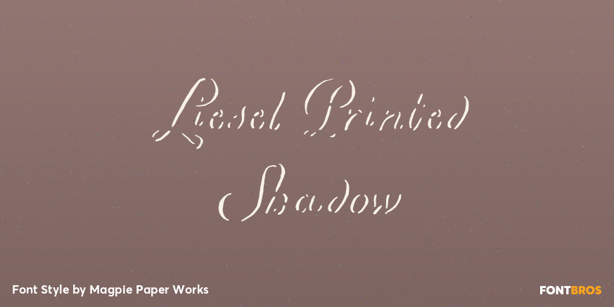 Liesel Printed Shadow Poster