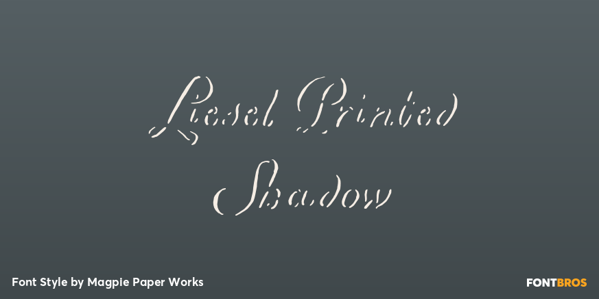 Liesel Printed Shadow Poster