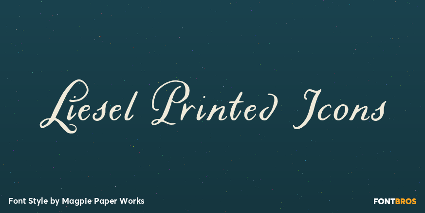 Liesel Printed Icons Poster