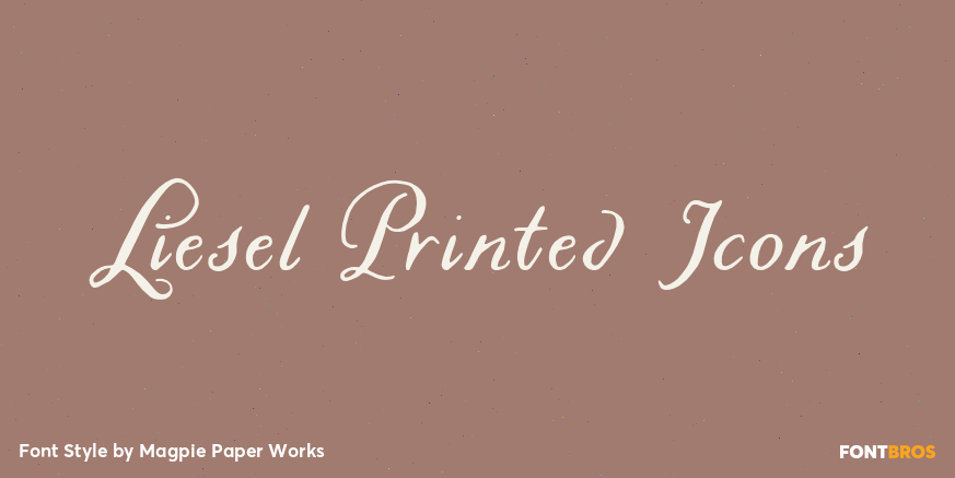 Liesel Printed Icons Poster