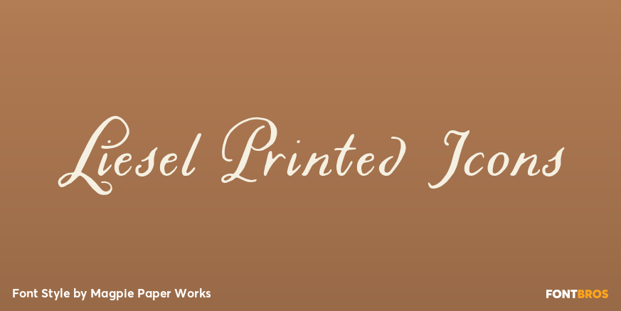 Liesel Printed Icons Poster