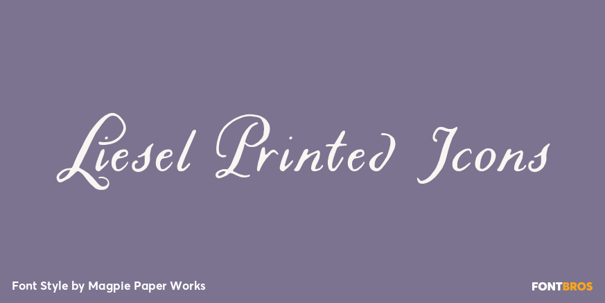 Liesel Printed Icons Poster