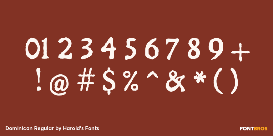 Dominican Regular Font Poster #4