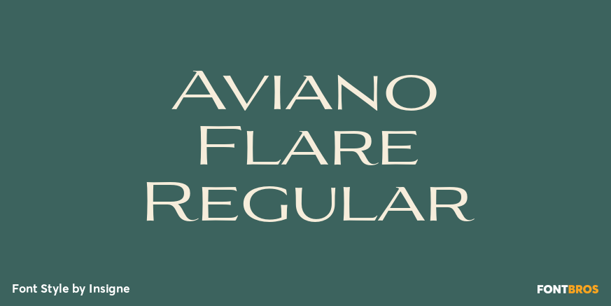 Aviano Flare Regular Poster
