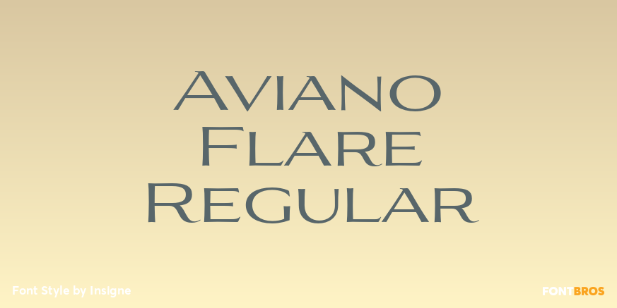 Aviano Flare Regular Poster