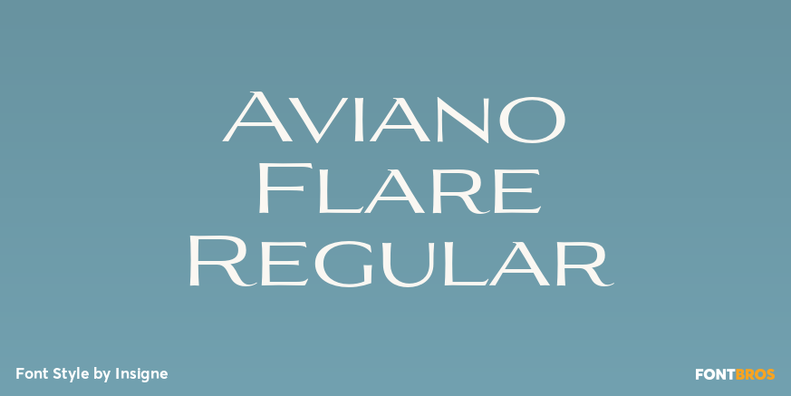 Aviano Flare Regular Poster