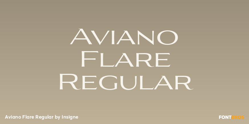 Aviano Flare Regular Poster