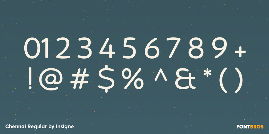 Chennai Regular Font Poster #4