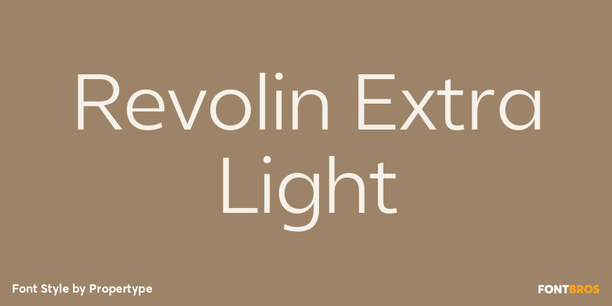Revolin Extra Light Poster