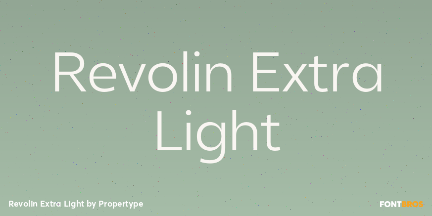 Revolin Extra Light Poster