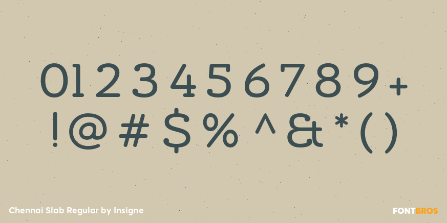Chennai Slab Regular Font Poster #4
