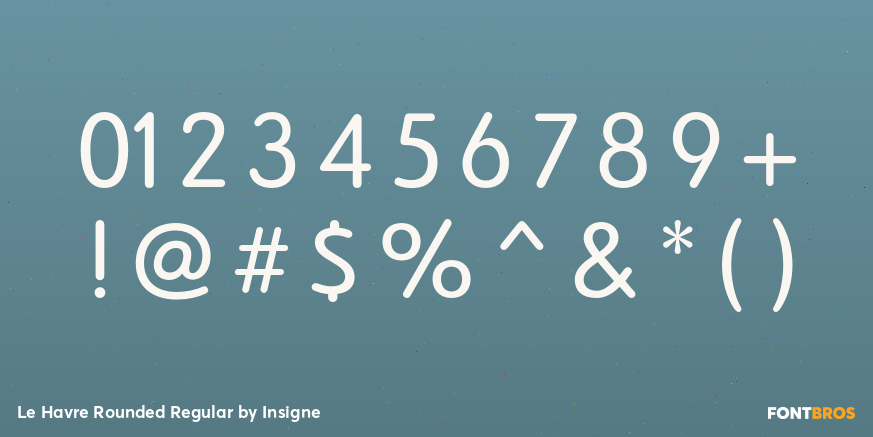 Le Havre Rounded Regular Font Poster #4