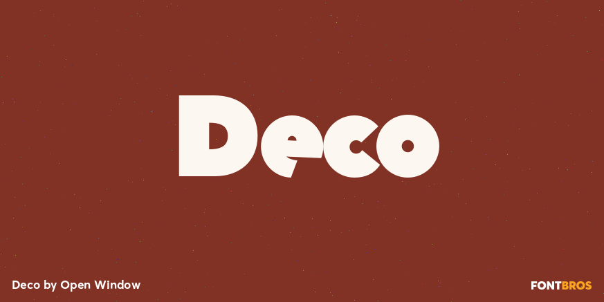 Deco Font Poster #1