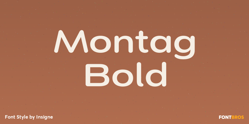 Montag Bold Font Poster #1