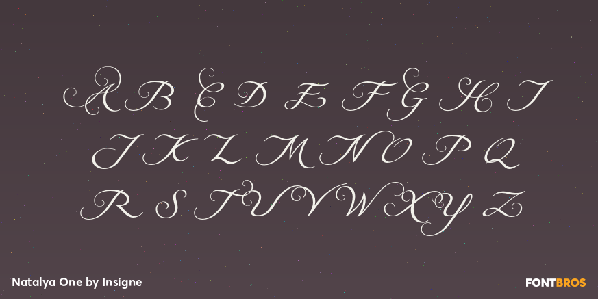 Natalya One Font Poster #2