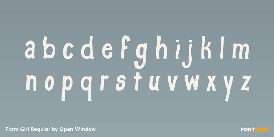 Farm Girl Regular Font Poster #3