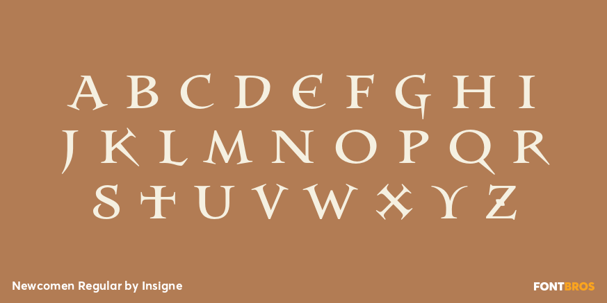 Newcomen Regular Font Poster #3