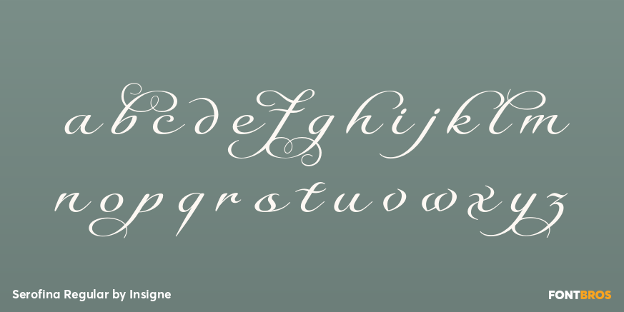 Serofina Regular Font Poster #3