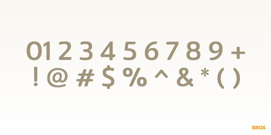 Terfens Medium Font Poster #4