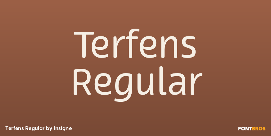 Terfens Regular Font Poster #1