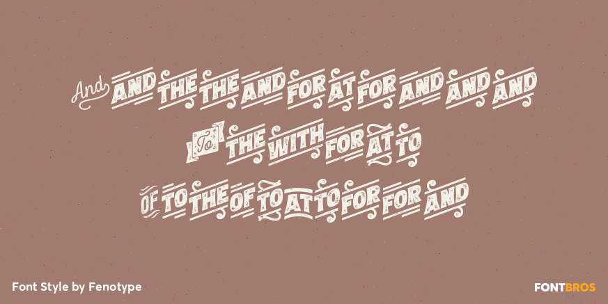 Letterpress Studio Catchwords Font Poster #1