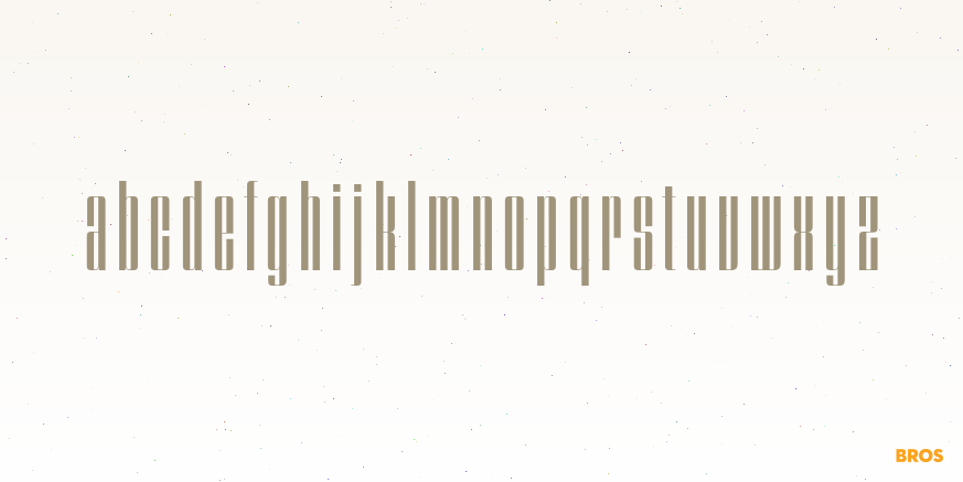 Speedometer Font Poster #1