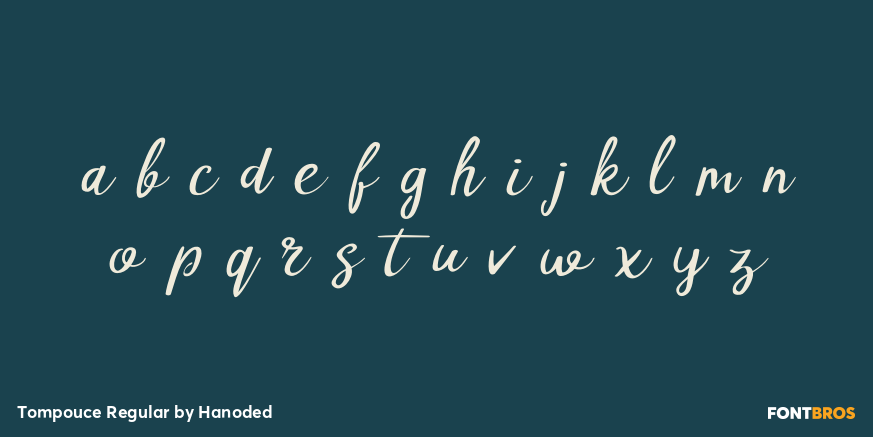 Tompouce Regular Font Poster #3