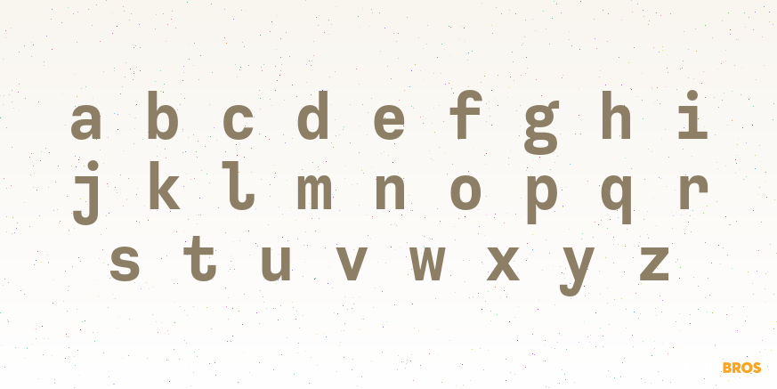 Calling Code Bold Font Poster #3