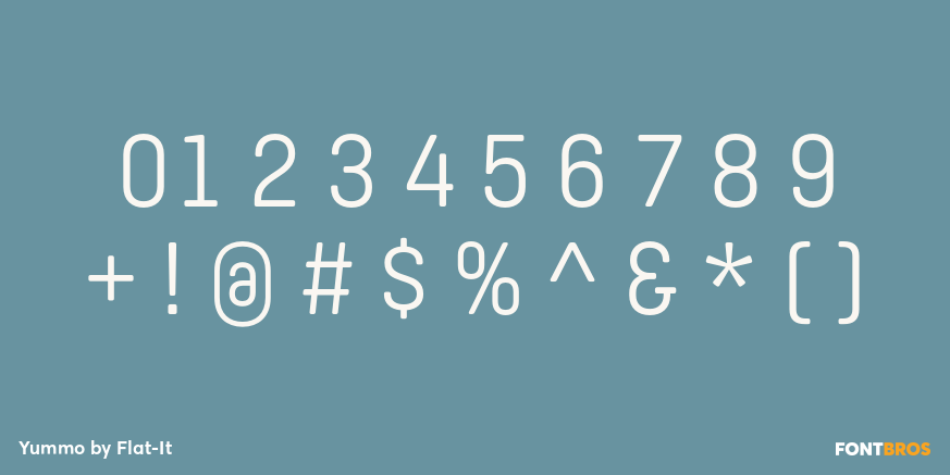 Yummo Font Poster #1