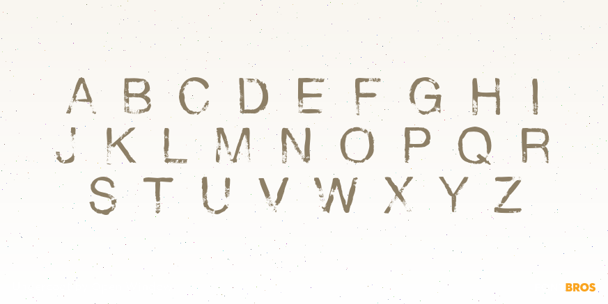 Undercoat Font Poster #1