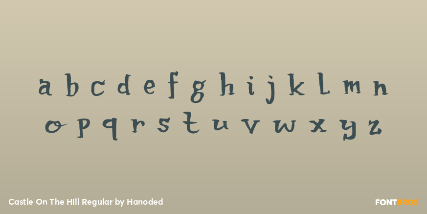 Castle On The Hill Regular Font Poster #1