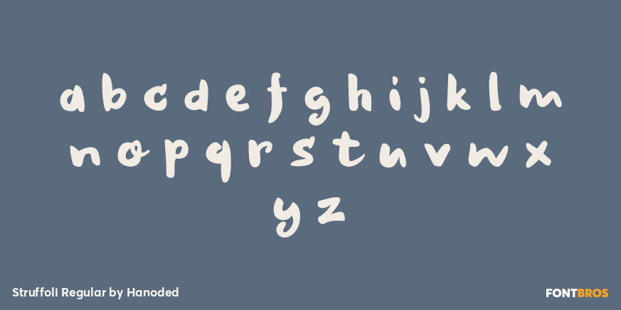 Struffoli Regular Font Poster #3