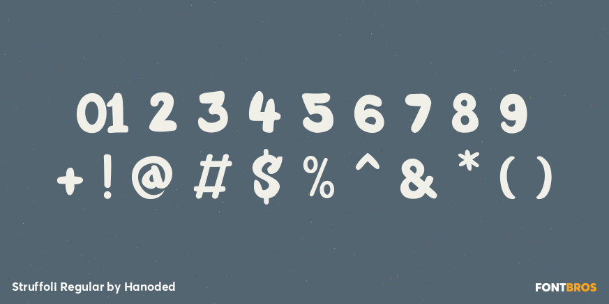 Struffoli Regular Font Poster #4
