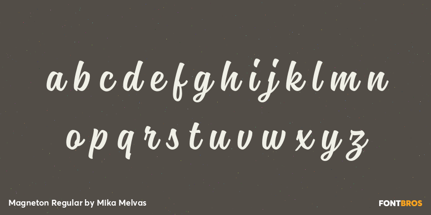 Magneton Regular Font Poster #1