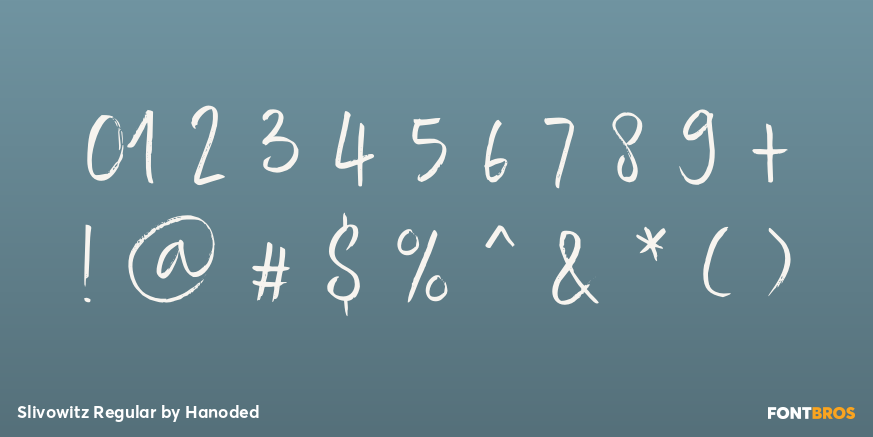 Slivowitz Regular Font Poster #4