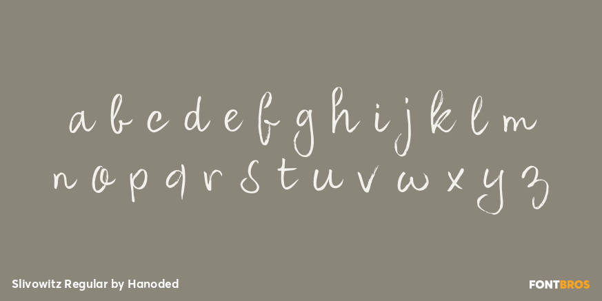 Slivowitz Regular Font Poster #3