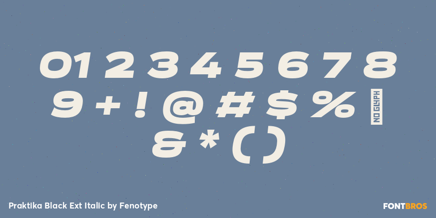 Praktika Black Ext Italic Font Poster #4