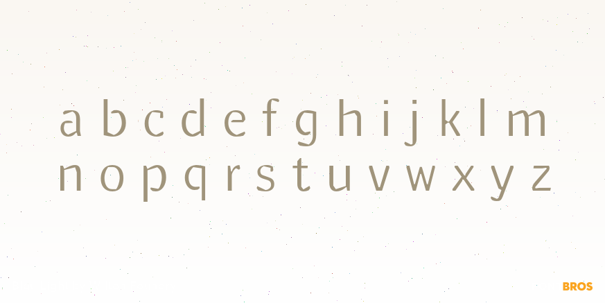 Blau Light Font Poster #3