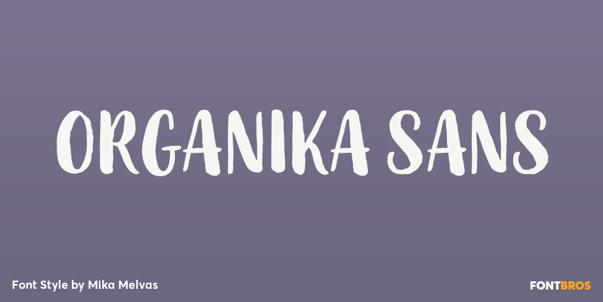 Organika Sans Poster