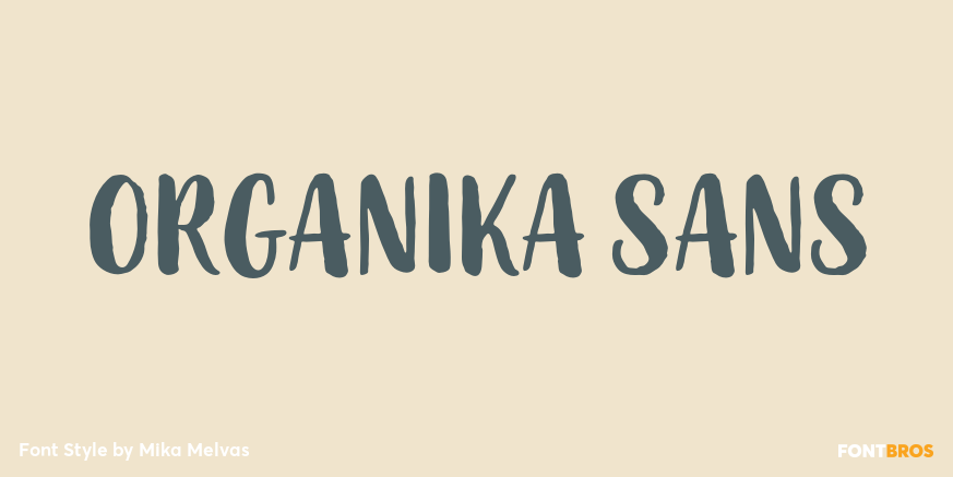 Organika Sans Poster