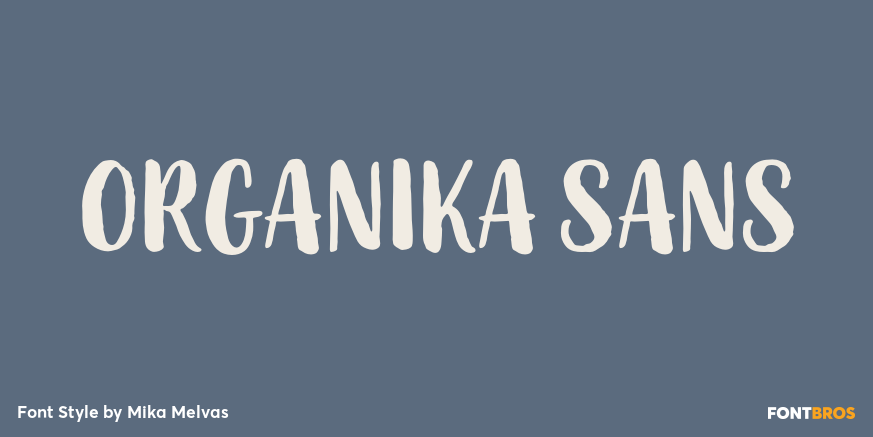 Organika Sans Poster