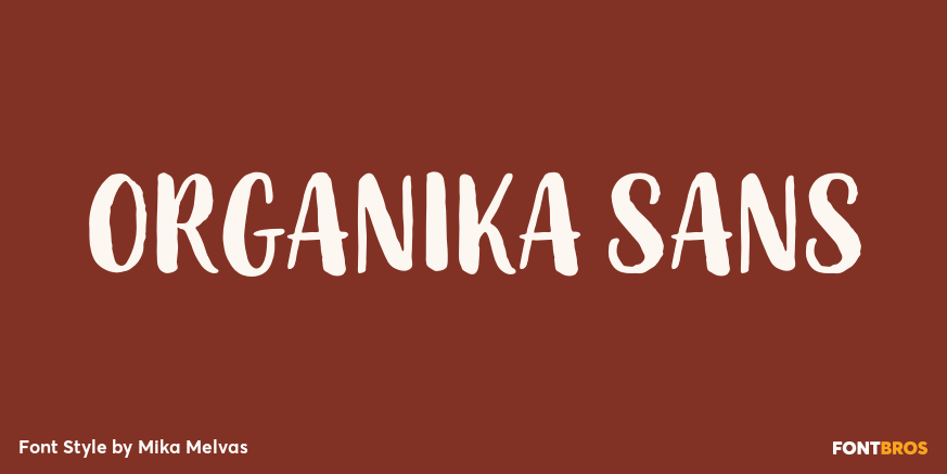 Organika Sans Poster
