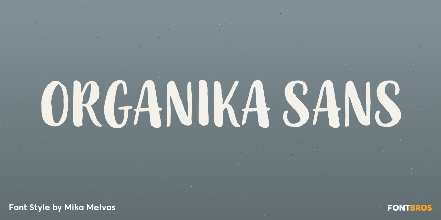 Organika Sans Poster