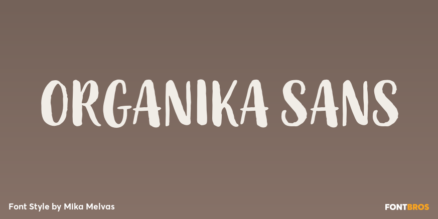 Organika Sans Poster