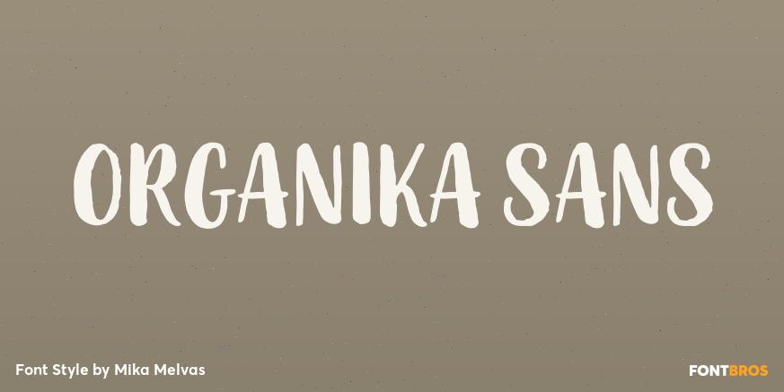 Organika Sans Poster