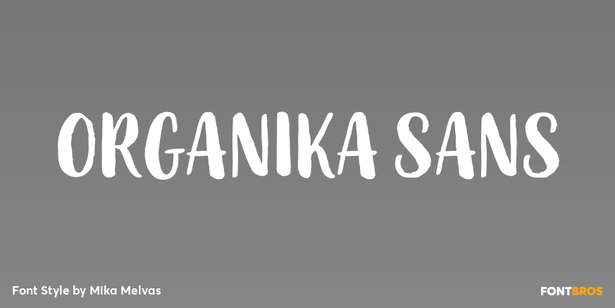 Organika Sans Poster