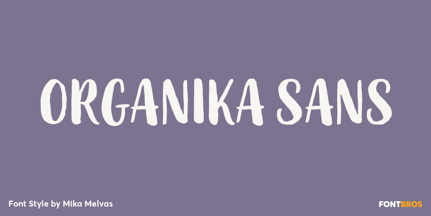 Organika Sans Poster